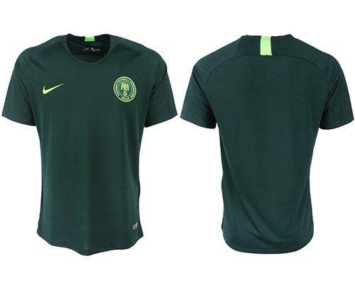 Nigeria Blank Away Soccer Country Jersey
